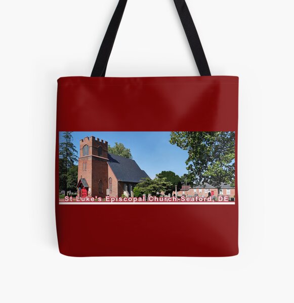St Lukes Episcopal Church, Seaford DE All Over Print Tote Bag