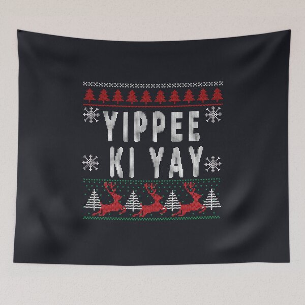 Item preview, yippee ki yay christmas designed and sold by sketchybro.