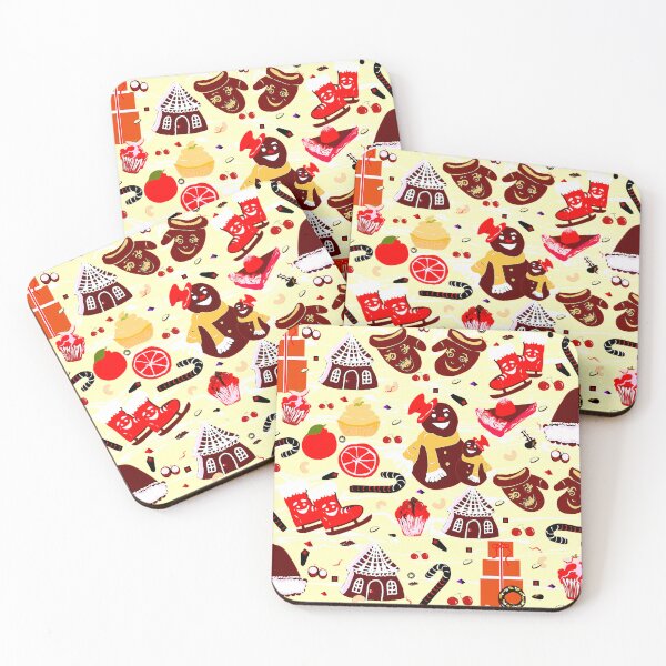 Item preview, Christmas Colourful Cookie Pattern II designed and sold by MasalaStrokes.
