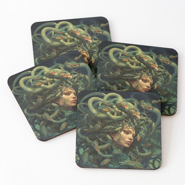 Item preview, "Serpentine Elegance: The Medusa Chronicles" designed and sold by VinciArt24.