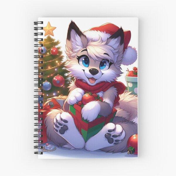 Item preview, Navidad Peludo Invierno Vacaciones designed and sold by Evelyns-Furries.
