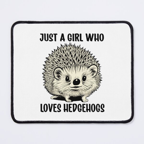 Item preview, Just A Girl Who Loves Hedgehogs Cute Hedgehog Graphic designed and sold by Bad Kitty Designz.