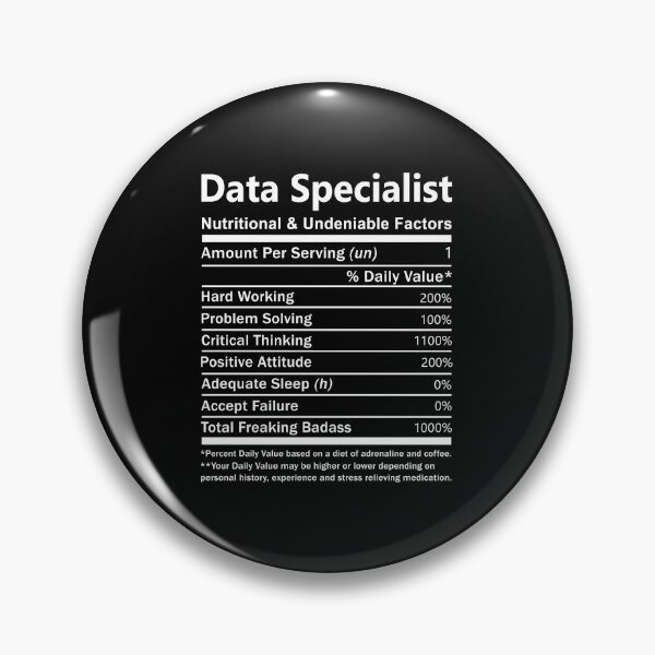 Item preview, Data Specialist - Nutritional And Undeniable Factors designed and sold by alphatinost.