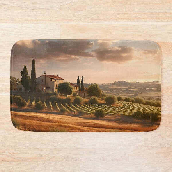 Item preview, Beautiful tuscan landscape print designed and sold by dcrc.
