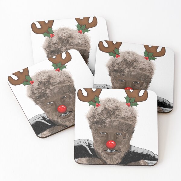 Item preview, Larry the Red-Nosed Wolfman designed and sold by jamiewilsonlaw.