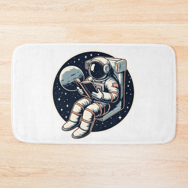 Item preview, Astronaut reading a book in space designed and sold by TomTeeShop01.