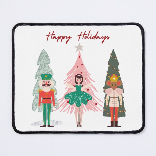 Item preview, Nutcracker Christmas Tree Happy Holidays designed and sold by Quote Gallery.
