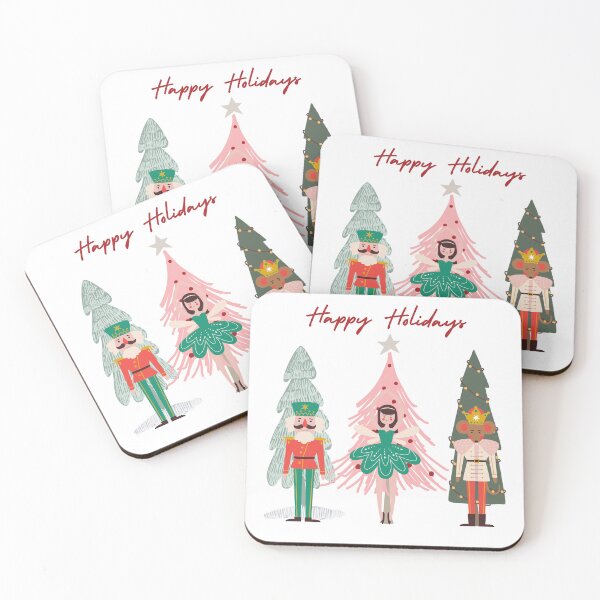 Item preview, Nutcracker Christmas Tree Happy Holidays designed and sold by Quote Gallery.