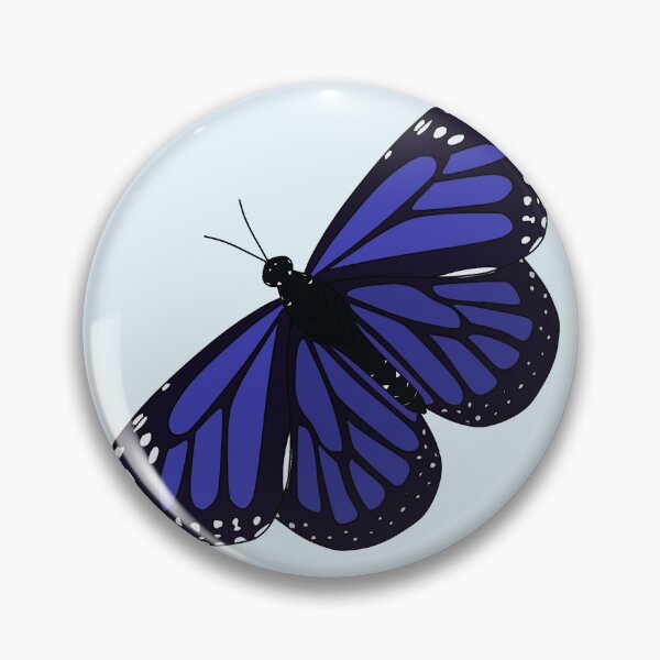 Item preview, Muted Indigo Butterfly designed and sold by Cutsiecottage.
