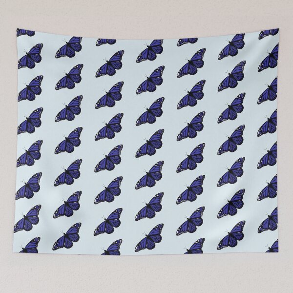 Item preview, Muted Indigo Butterfly designed and sold by Cutsiecottage.