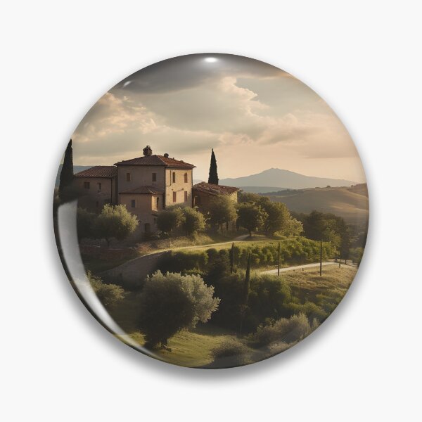 Item preview, Beautiful tuscan landscape print designed and sold by dcrc.