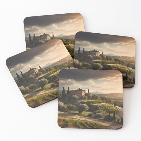 Item preview, Beautiful tuscan landscape print designed and sold by dcrc.