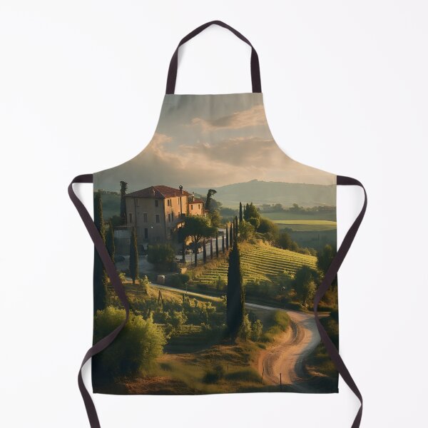 Item preview, beautiful tuscan landscape print designed and sold by dcrc.