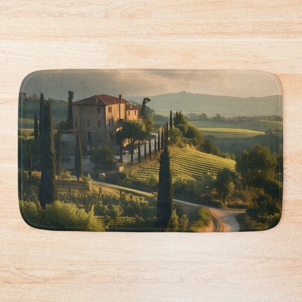 Item preview, beautiful tuscan landscape print designed and sold by dcrc.