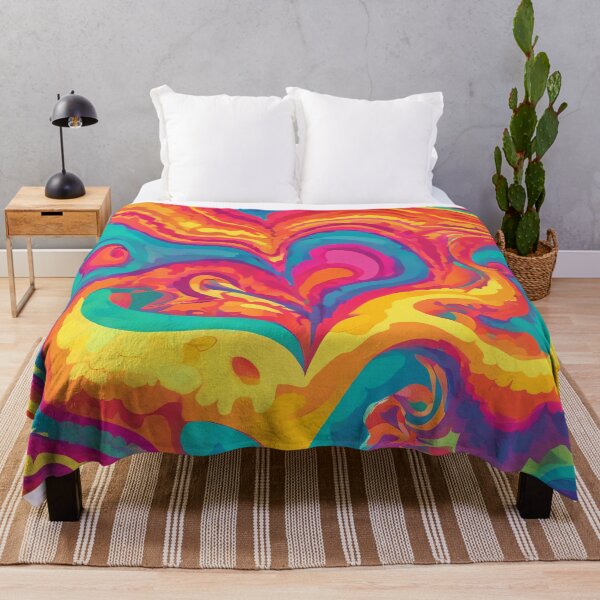 Aperçu de l'œuvre Coeur fondant vectoriel vibrant dans des couleurs citriques – Délice de conception graphique expressive créée et vendue par UnitedColours.