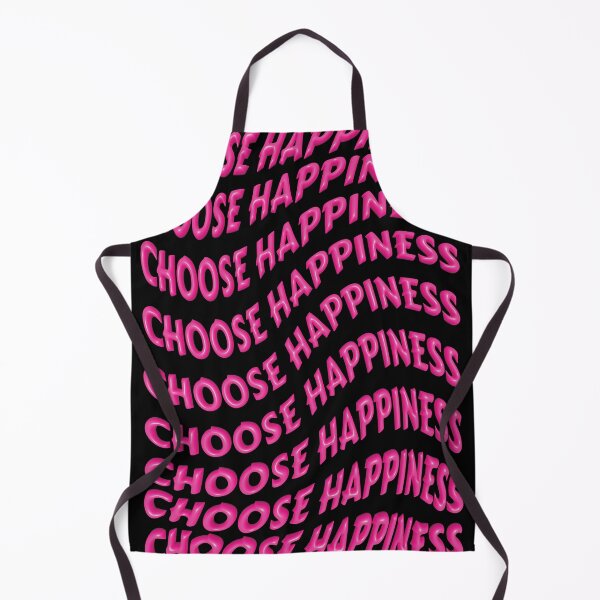 Item preview, Choose Happiness 3D Wavy Text in Pink designed and sold by hockeng.