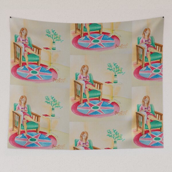 Item preview, The girl in the living room designed and sold by Gatina14.