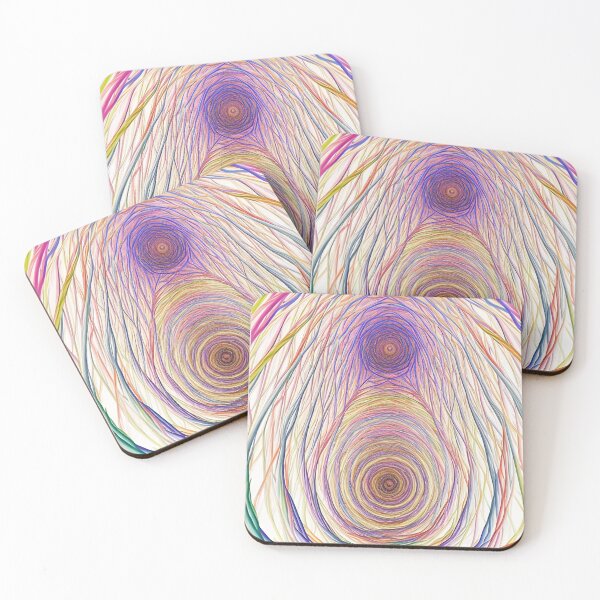 Item preview, multicolored circular lines abstract art street wear designed and sold by Carlos Gudino.
