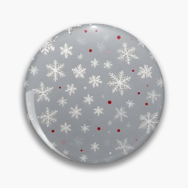Item preview, Tastful Christmas Snow Flakes, Touch Of Red and Silver designed and sold by PlanetMarker.
