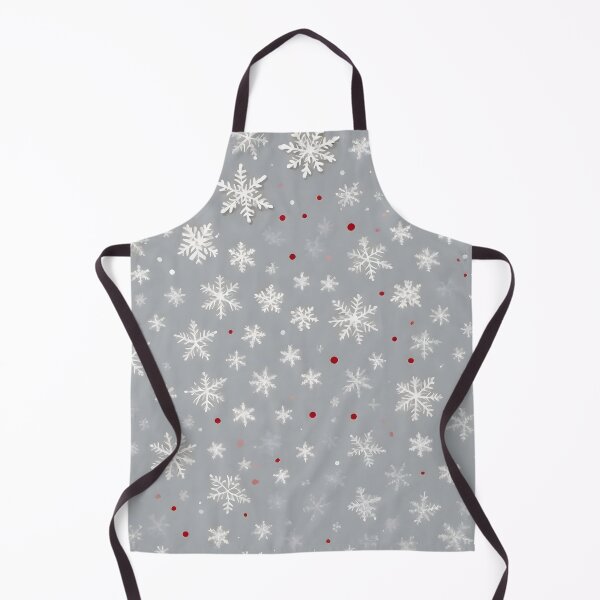 Item preview, Tastful Christmas Snow Flakes, Touch Of Red and Silver designed and sold by PlanetMarker.