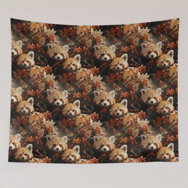 Item preview, Animal Artwork Exclusive Panda Bear Artwork Cute Red Pandas Gift Ideas P112-2 designed and sold by MPCFICTION.
