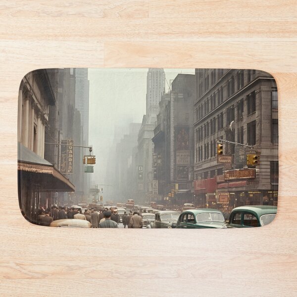 Item preview, 1940's vintage photo of New York City print designed and sold by dcrc.