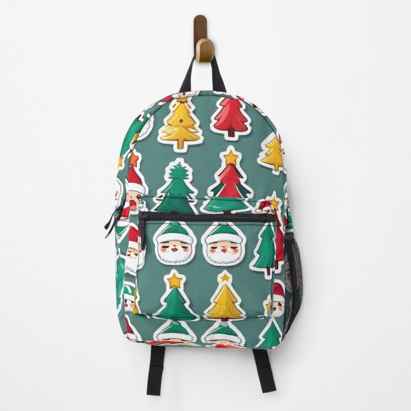 Item preview, Cute Santa And Christmas Tree Stickers designed and sold by PlanetMarker.