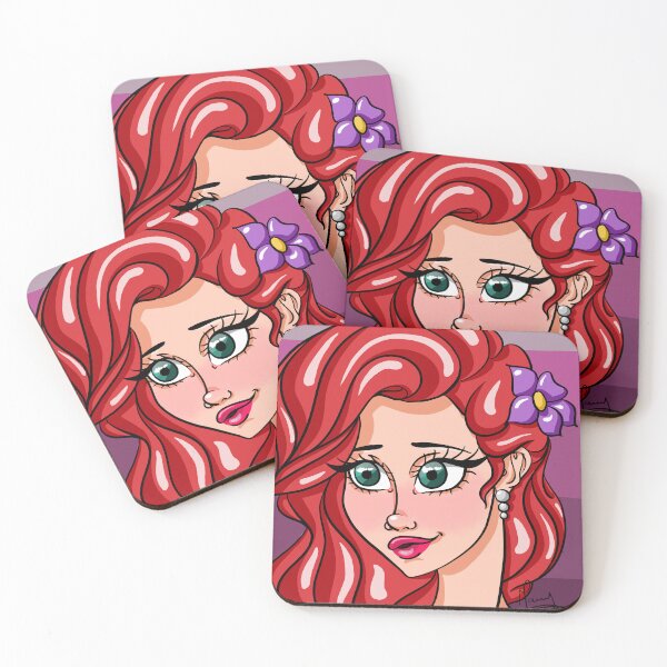 Item preview, cute redhead cartoon doll designed and sold by mjsfunproject.