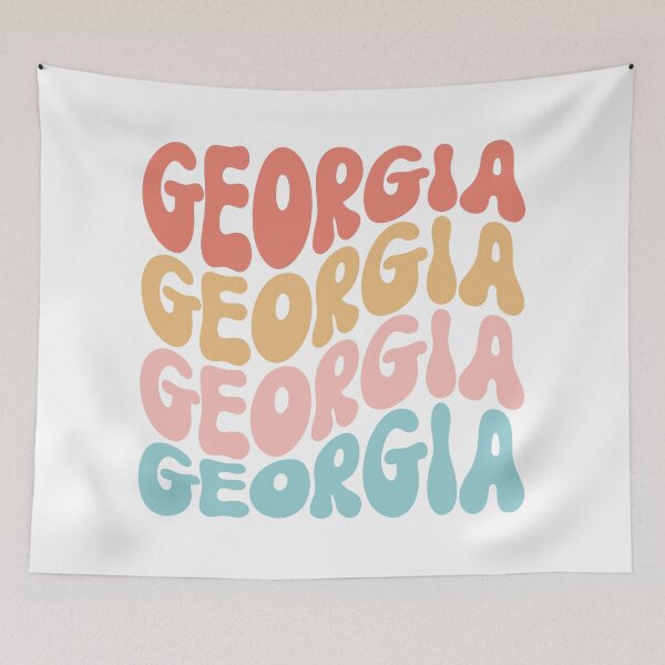 Item preview, Georgia Retro - Peachy designed and sold by rpgraphics.