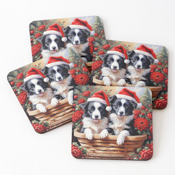 Item preview, Puppies Wearing Santa Hat designed and sold by alim0355.