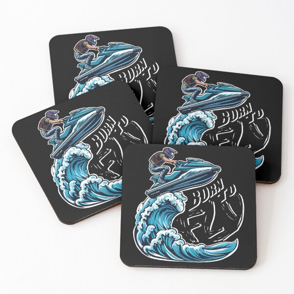 Item preview, Jetski born to fly Design  designed and sold by FunkiFish.