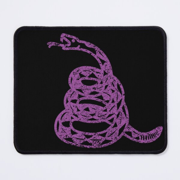 Item preview, Dont Tread on Me Gen Z Gadsden Snake Flag 80's Purple version designed and sold by pelagio.