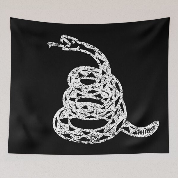 Item preview, Dont Tread on Me Gen Z Gadsden Snake Flag White Version designed and sold by pelagio.