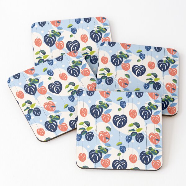 Item preview, hanging pothos plants in the style of Matisse designed and sold by darkartsflowers.