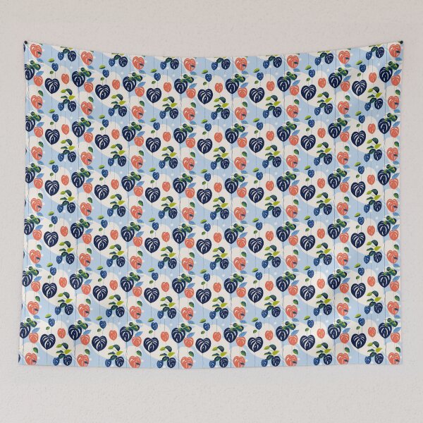 Item preview, hanging pothos plants in the style of Matisse designed and sold by darkartsflowers.