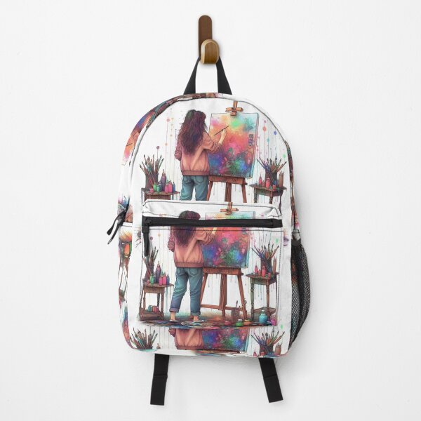 Item preview, A girl drawing a picture. designed and sold by growing-mom.