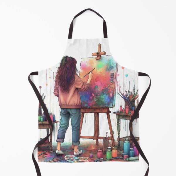 Item preview, A girl drawing a picture. designed and sold by growing-mom.