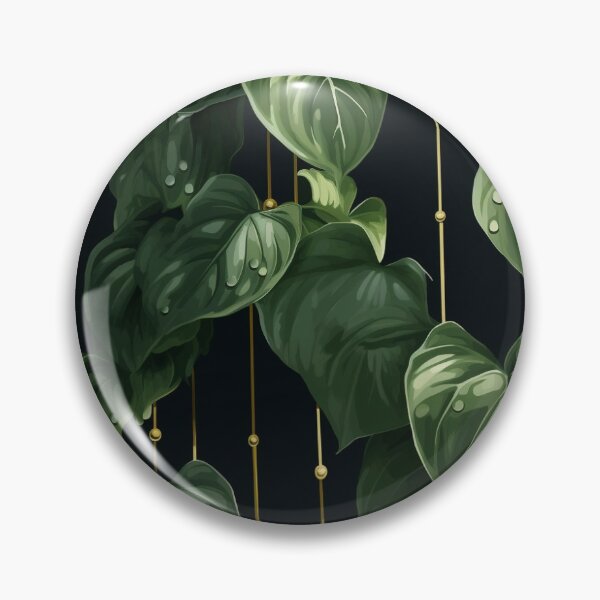 Item preview, dark moody hanging pothos plant pattern designed and sold by darkartsflowers.