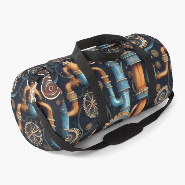 Item preview, Futuristic steampunk gears pattern  designed and sold by EasyPrints337.