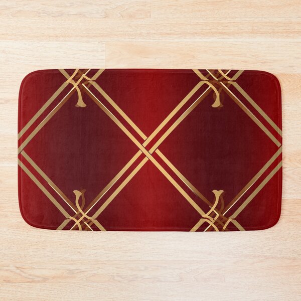 Item preview, Geometric patterns on a red background designed and sold by Sunghie.