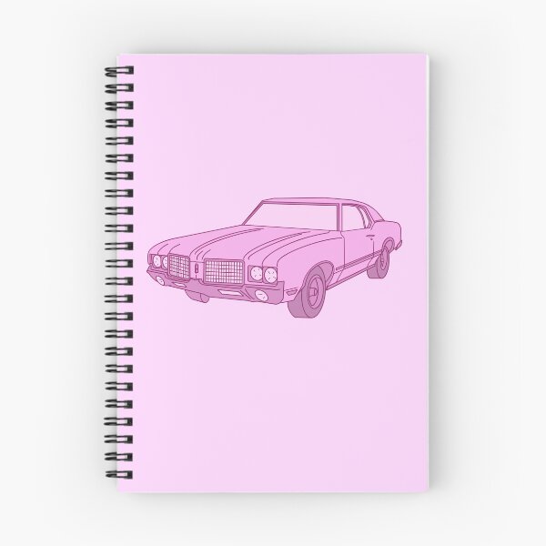 Item preview, 1972 oldsmobile cutlass - rose garden pink designed and sold by rosecolashop.