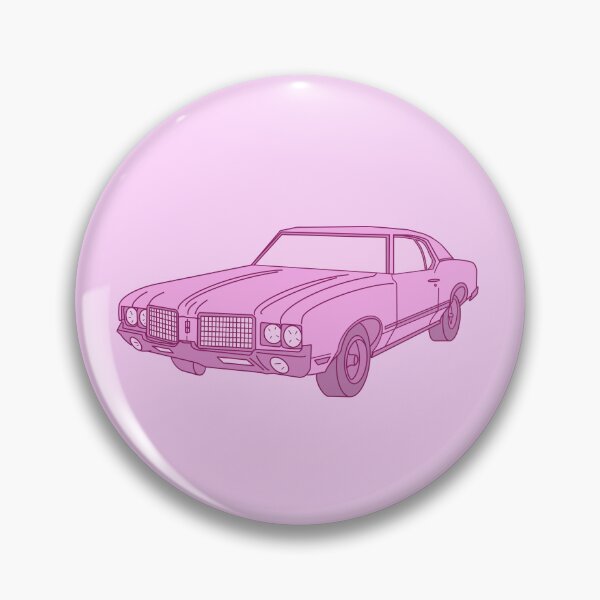 Item preview, 1972 oldsmobile cutlass - rose garden pink designed and sold by rosecolashop.