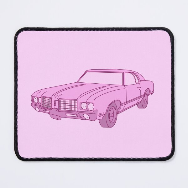 Item preview, 1972 oldsmobile cutlass - rose garden pink designed and sold by rosecolashop.