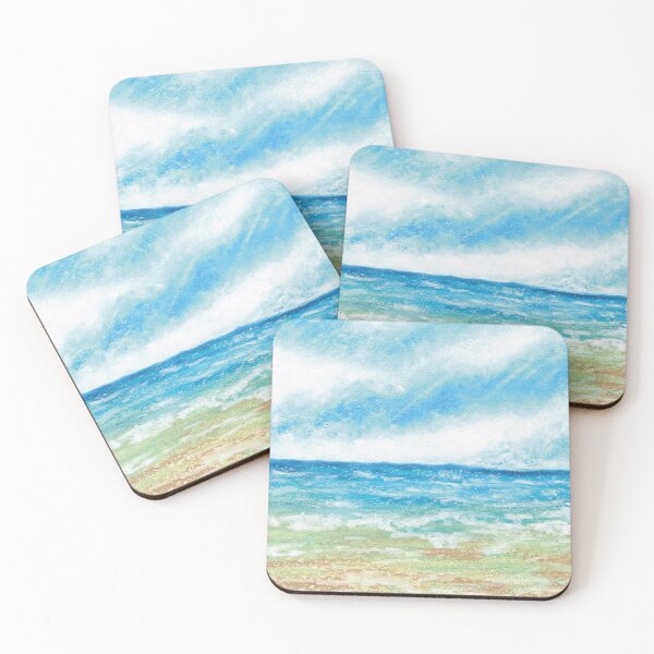 Item preview, Blue Sea Golden Sand Man Clear skies designed and sold by CRaYonPaiNT.