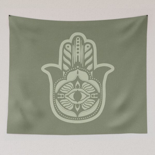Item preview, Hamsa Lava - Sage + Tea designed and sold by Irene Estelle.