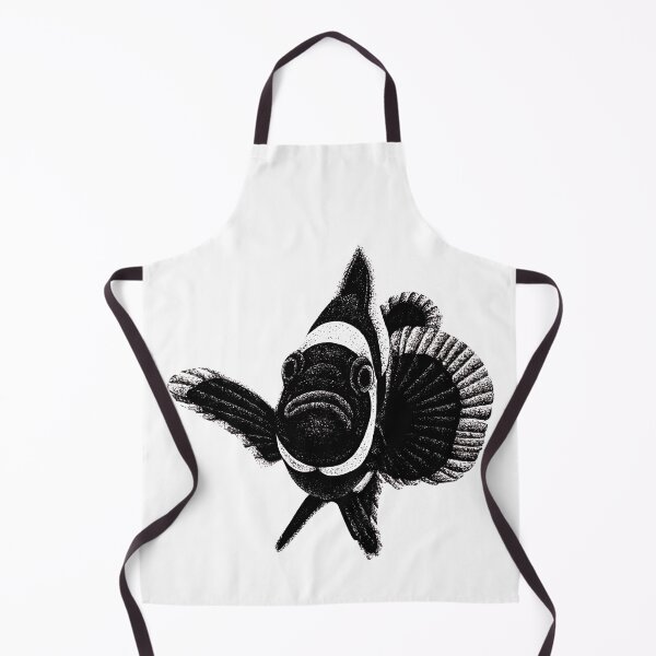 Item preview, Black ocellaris clownfish illustration designed and sold by LorenDowding.