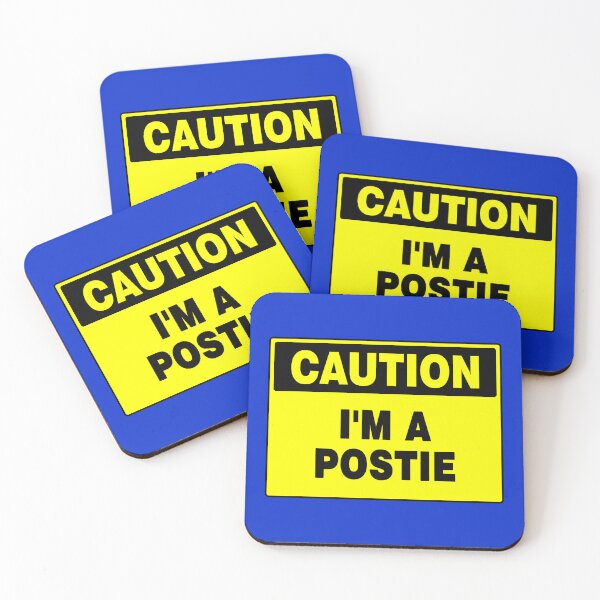Item preview, Caution I'm A Postie Yellow Sign designed and sold by AASparksDesigns.
