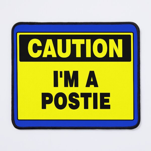 Item preview, Caution I'm A Postie Yellow Sign designed and sold by AASparksDesigns.
