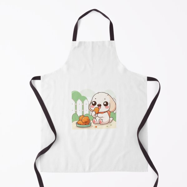 Item preview, Dog eating fried chicken designed and sold by Kenji11.