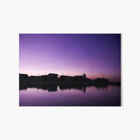 Purple Sunset Art Board Print